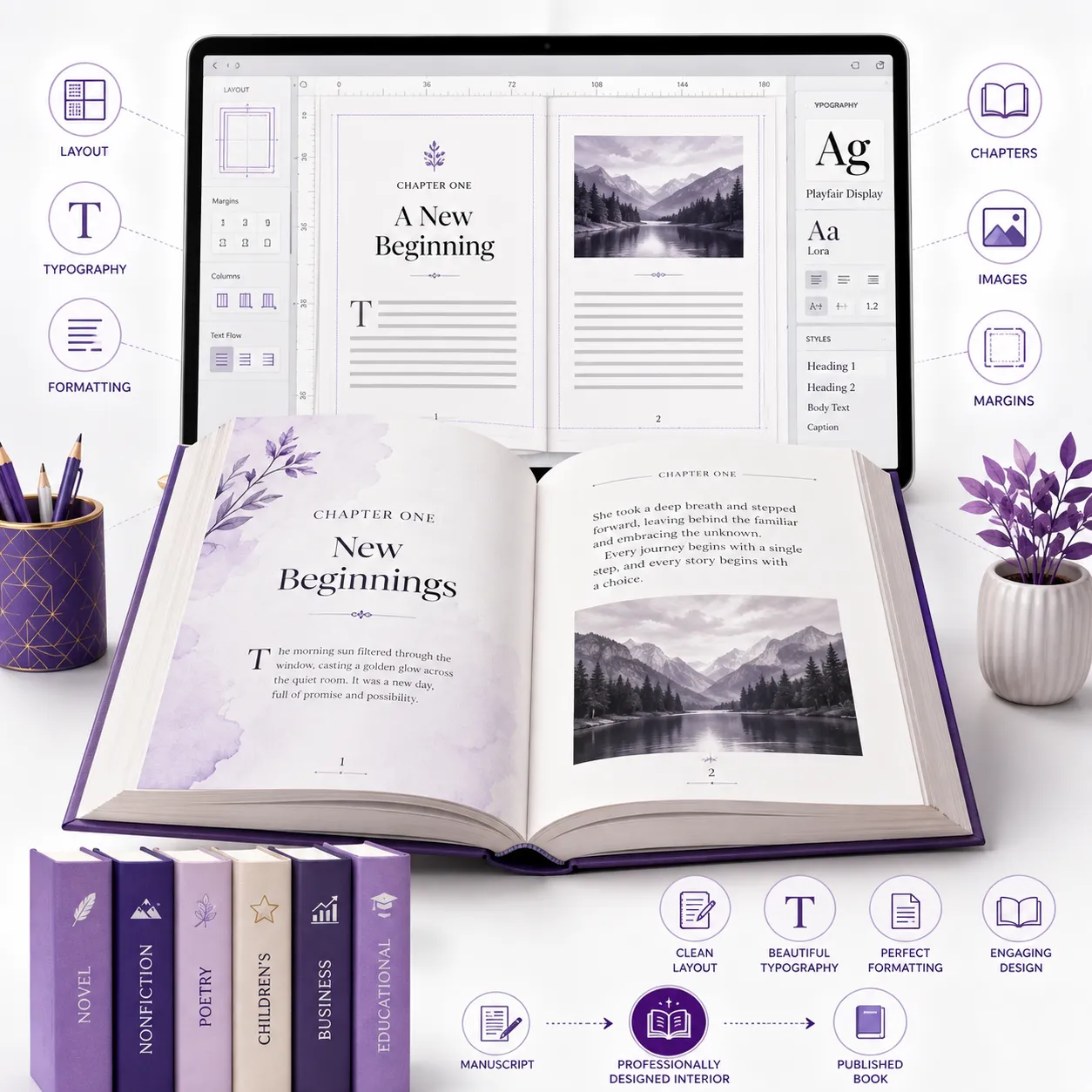 Turn Your Manuscript Into a Professional Book