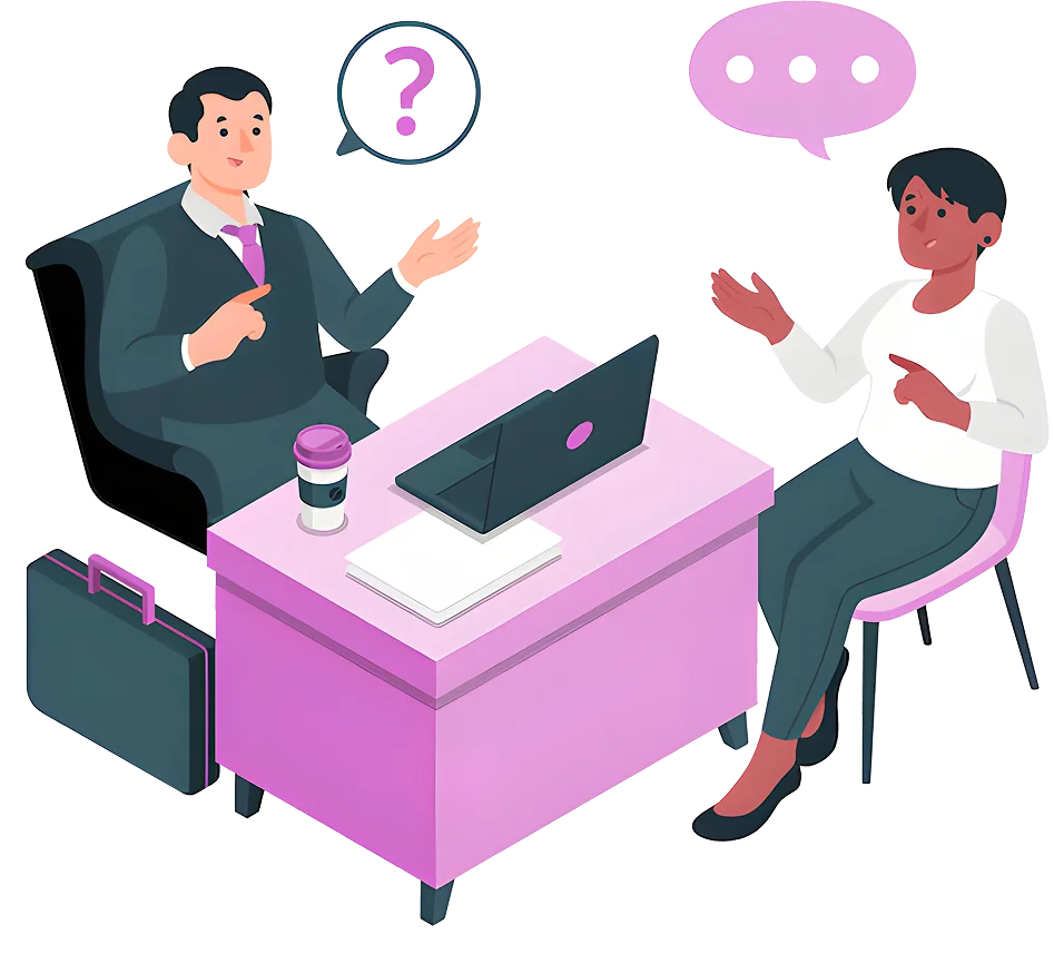 Consultation meeting illustration