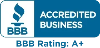BBB Accredited Rating A+ Logo